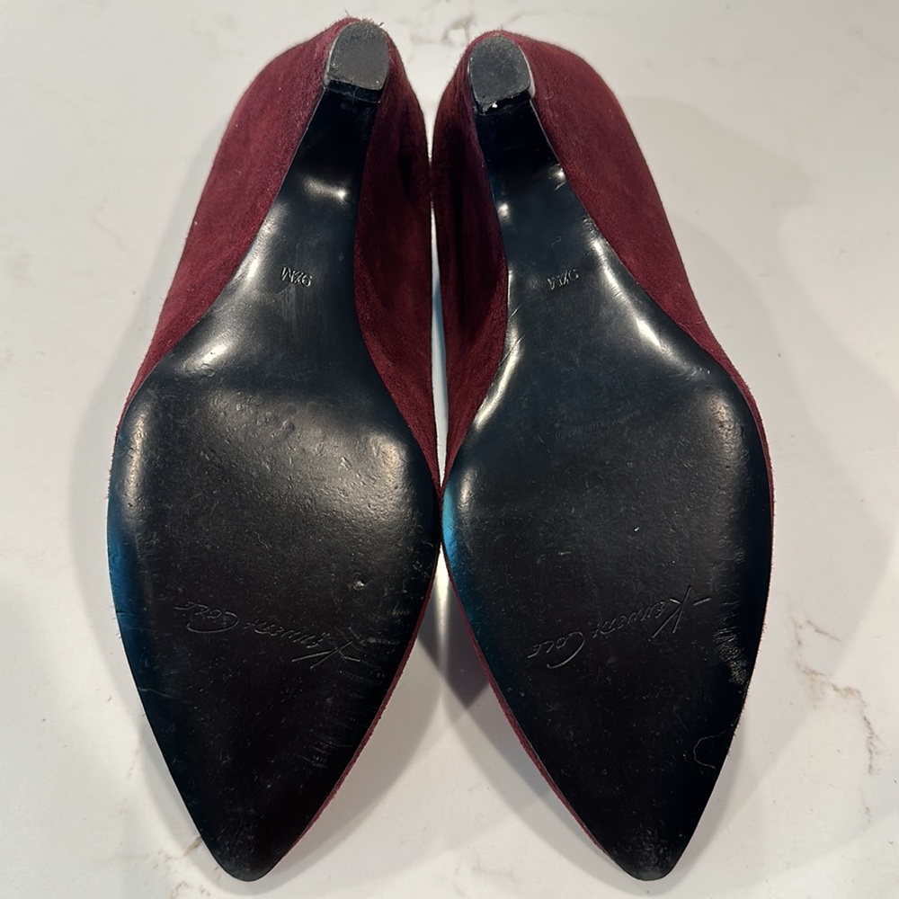 Kenneth Cole Suede Wedges - Picture 6 of 7